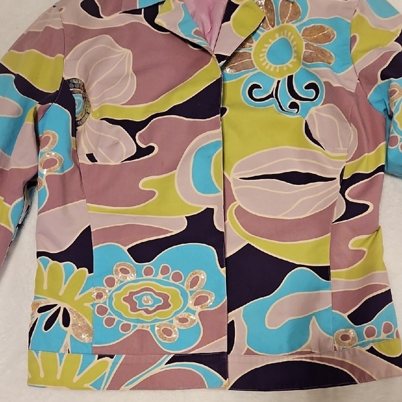 Cache Colorful Floral Women's Jacket - Picture 4 of 6